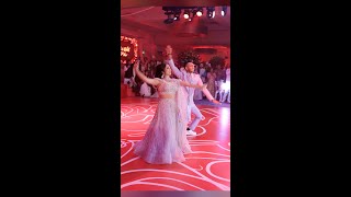 Bride amp Groom Enter the Sangeet with an AMAZING DANCE PERFORMANCE  Luxury Indian Wedding [upl. by Enilegnave]