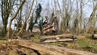 Een tuin bouwen van afval  Vlog 38 PERMACULTUUR IN BELGIË [upl. by Annahs]