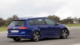 VW Golf R Variant Beschleunigung 0  100 kmh mit Launch Control Sound [upl. by Ahsemik974]