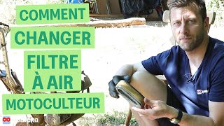 Comment changer le filtre à air dun motoculteur [upl. by Yahc]