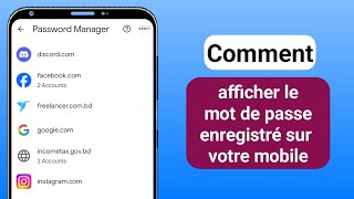 Comment trouver tous les mots de passe enregistrés dans votre compte Google 2024 [upl. by Theressa]