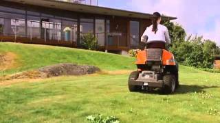 Husqvarna Rider  Out Front Mower [upl. by Naleag]