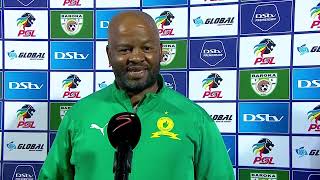 DStv Premiership  Baroka FC v Mamelodi Sundowns  Postmatch interview with Manqoba Mngqithi [upl. by Arbma]