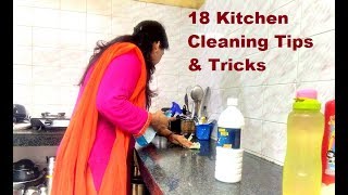 18 Tips for kitchen cleaning in rainy season  Useful Kitchen Tips amp Tricks in Hindi Indian Kitchen [upl. by Ardnahs920]