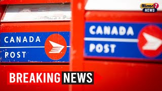 Canada Post Workers Vote for Strike Just Ahead of Holiday Season [upl. by Anibor]