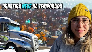 PRIMEIRA NEVE DA TEMPORADA NO CAMINHÃO [upl. by Slinkman]