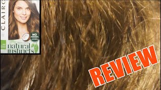 Clairol Natural Instincts 5G Medium Golden Brown REVIEW [upl. by Alisan202]