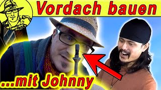 Vordach bauen Teil 2 Schlitz und Zapfen mit Johnny und Mario  mit OUTTAKES 🙈🤣😂 [upl. by Beacham]