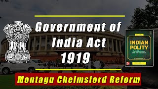 Government of India Act 1919  MontaguChelmsford Reforms  UPSC [upl. by Kerby]