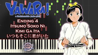 Yawara Ending 4 Itsumo Soko Ni Kimi Ga Ita Piano Cover  Synthesia Tutorial  Nostalgic Anime Songs [upl. by Lengel]