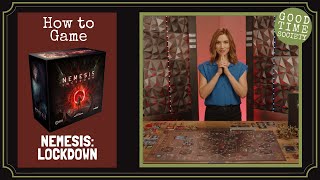 How to Play Nemesis Lockdown the Board Game  How to Game with Becca Scott [upl. by Erapsag452]