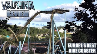 Valkyria Review Liseberg BampM Dive Machine  Europes Best Dive Coaster [upl. by Casady]