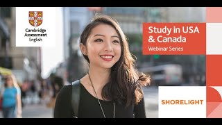 Applying to universities in the USA with B1B2 level English  Cambridge English  Shorelight [upl. by Leverick]