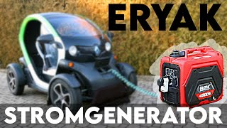 Unboxing ERAYAK 4000W Notstromaggregat Leise Benzin Inverter Stromerzeuger [upl. by Aramenta]