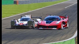 Porsche 919 EVO vs Ferrari FXX K  Monza [upl. by Teodora947]