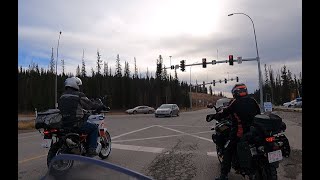 Rural Roads by Guzzi V85TT BC AB SK Calgary to Blue Rock Campsite Alberta [upl. by Tterab]