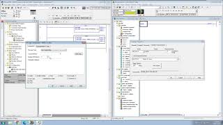 Communication between Compactlogix and Micrologix 1400 via MSG instruction [upl. by Jemmie]