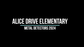 Alice Drive Elementary  Metal Detectors 2024 [upl. by Eanat]