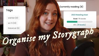 how I keep my Storygraph organised for the new reading year [upl. by Deonne938]