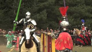 Jousting Tournois du Lys DArgent Quebec 2010 [upl. by Nottirb]