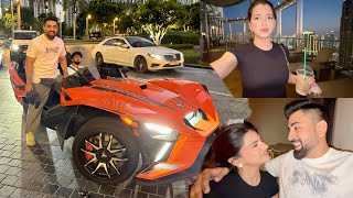 New CAR le aye for 6 months in DUBAI Slingshot  Inside 50 Crore BURJ KHALIFA House [upl. by Meer366]