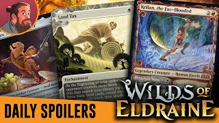 Wilds of Eldraine Spoilers Blood Moons and Panharmonicons and Many Many Mythics Day 1 [upl. by Gneh]