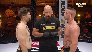 GROMDA 2 DON DIEGO vs ŁAZAR Krwawa twarda i brutalna walka na gołe pięści CAŁA WALKA [upl. by Panaggio]