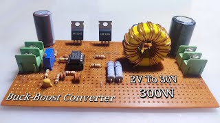 BuckBoost Converter SEPIC • 25V To 30V•300Watt ✓ [upl. by Kcirej839]