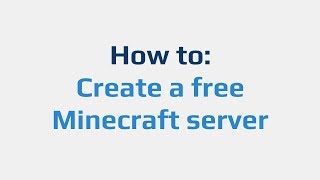 How to Create a free Minecraft server [upl. by Leynad]