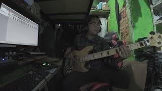 stay with me  miki matsubara  bass cover [upl. by Ahsinauj]