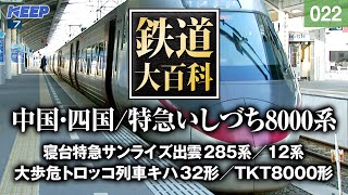 【鉄道】鉄道大百科 022 中国・四国特急いしづち8000系 [upl. by Haym202]