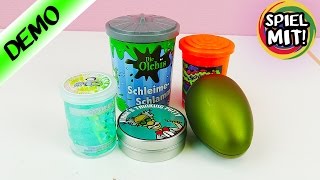 5 coole SCHLEIM amp GLIBBER Sorten  Kathis Lieblinge aus der Intelligente Knete Schleim amp Putty Welt [upl. by Dodge]