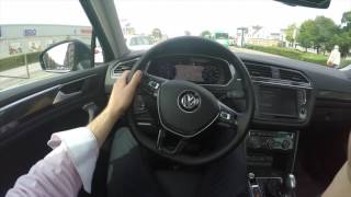 POV 2017 Volkswagen Tiguan  Review [upl. by Asaeret]