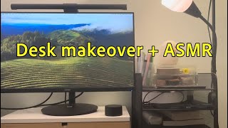 Desk makeover  ASMR 🎙️🎧💗 [upl. by Shepley]