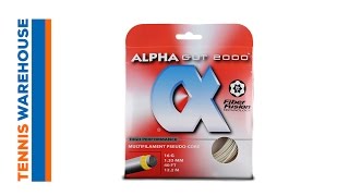 Alpha Gut 2000 Tennis String Review [upl. by Elram799]