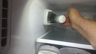 GE Refrigerator How to replace filter and reset reminder light [upl. by Otokam933]