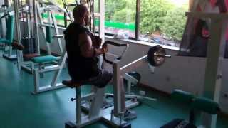 REMADA UNILATERAL NA MÁQUINA TIPO HAMMERSTRENGTH UNILATERAL SEATED ROW HAMMER STRENGTH STYLE [upl. by Saxela]