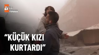 atv Haber muhabiri küçük kızı böyle kurtardı  atv Haber 6 Şubat 2023 [upl. by Sesylu490]