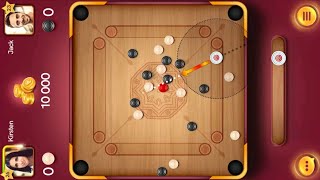 Online carrom board game  Carrom pool  कैरम बोर्ड गेम डाउनलोड  Carrom pool android gameplay [upl. by Releyks]