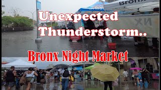 Heavy Rain amp Strong Wind at Night market [upl. by Perlis]