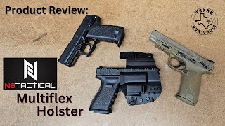 Product Review N8 Tactical Multiflex OWBIWB Holster by Crossbreed  Fits over 275 pistols [upl. by Nonad]