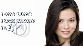 Miranda Cosgrove  About You Now Karaoke Instrumental Lyrics [upl. by Jangro]