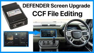 Defender Screen Upgrade 10quot to 114quot  Changing the Car Configuration Files CCF Using GAP IID Tool [upl. by Leirrad708]