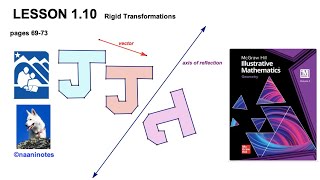 McGraw Hill Geometry Lesson 110 Rigid Transformations [upl. by Doxia394]