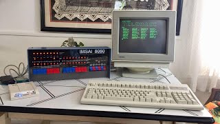 How to use any VGA monitor as a serial terminal with VGA32 and FabGL featuring IMSAI 8080 [upl. by Anaili]