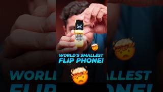 Worlds Smallest Flip Phone 🤯 shorts [upl. by Dirfliw]