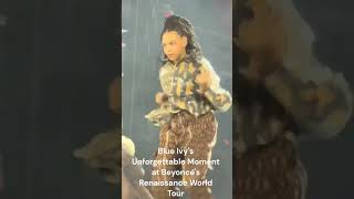 Blue Ivys Unforgettable Performance at Beyoncés Renaissance World Tour [upl. by Fernanda]