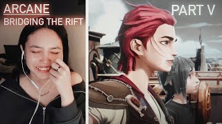 NONGAMER REACTS  ARCANE Bridging the Rift Part 1  I Only Dream in Risky First Time Watching [upl. by Ettenay]