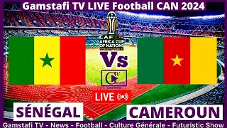 Sénégal Vs Cameroun En Direct CAN 2024 Commenté en temps réel  Gamstafi TV [upl. by Bultman605]