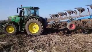 John Deere 6230r orka na zime 2018 engine sound [upl. by Nesaj61]